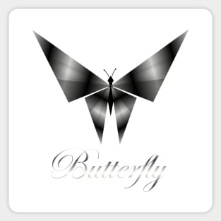 Metallic butterfly Sticker